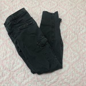 J Brand Gray cargo-style Skinny Jeans